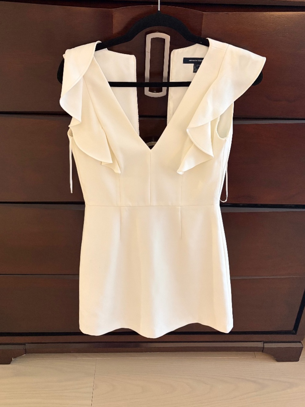 French Connection Whisper Ruffle Minidress